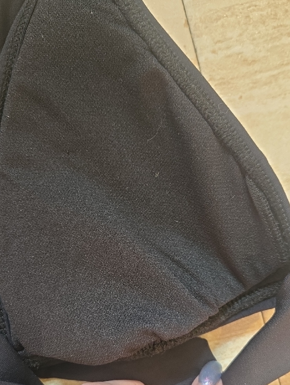 New Kenneth Cole Reaction Black Banded Ruffle Halter Bikini Top - Picture 5 of 9